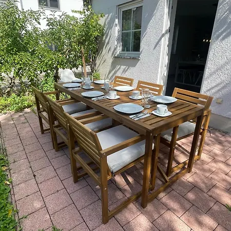 公寓 Grand - Perfekt Fuer 6! Bbq Wlan Parken Messe