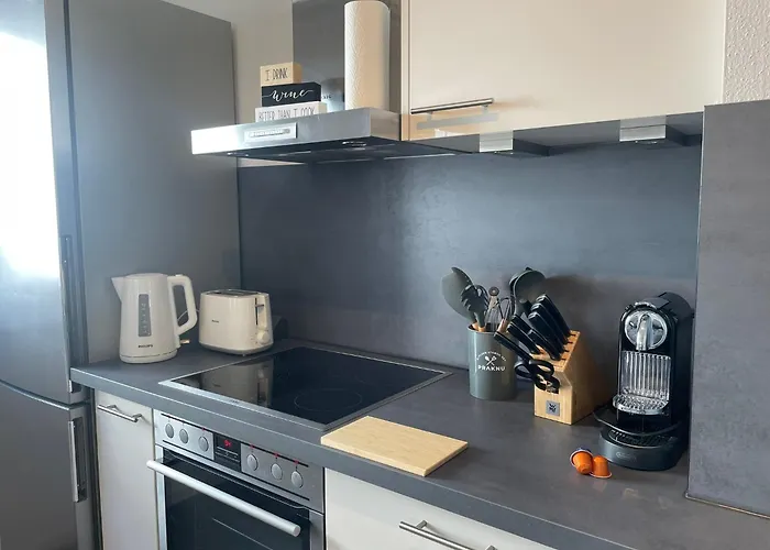 Apartman Grand - Perfekt Fuer 6! Bbq Wlan Parken Messe *